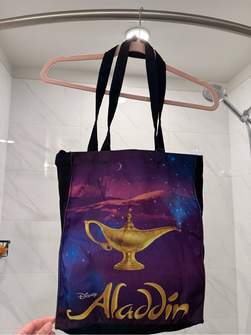 Disney Purple and Gold Aladdin Genie Lamp Tote
